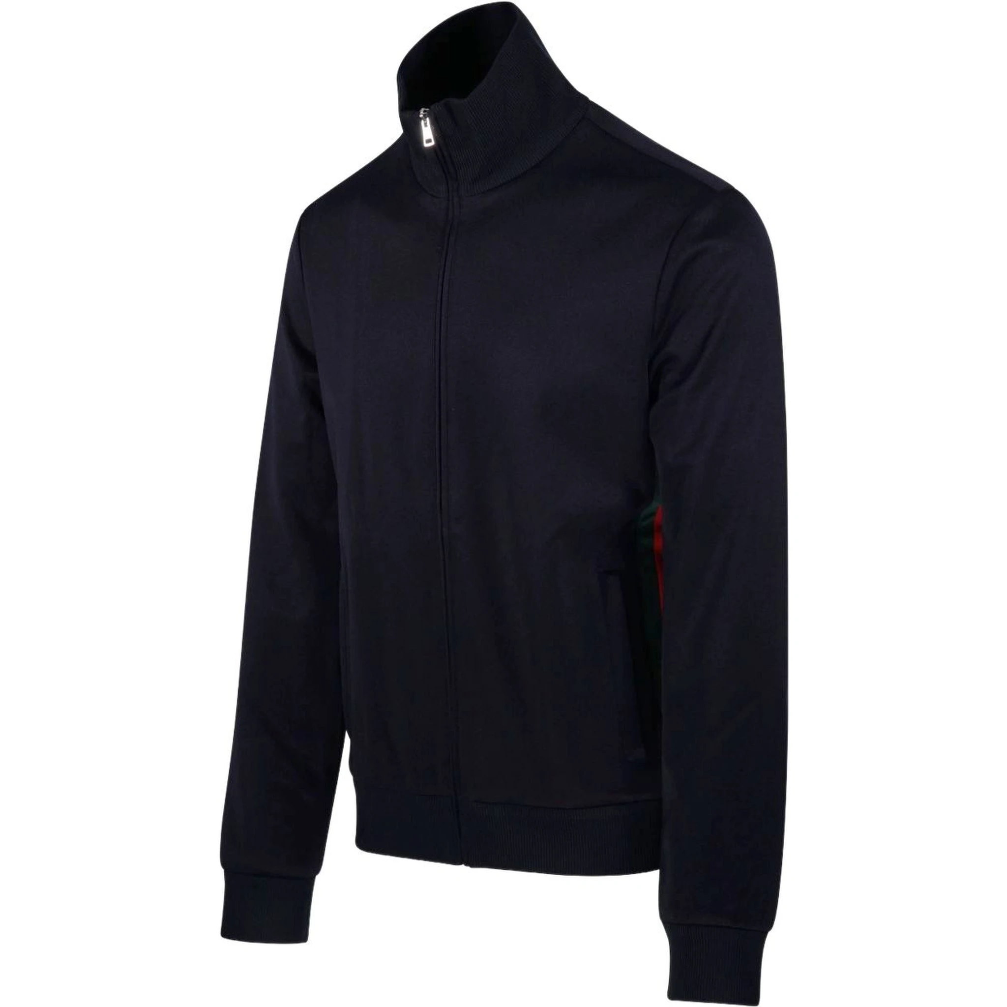 Zippered jacket in jersey with Web details