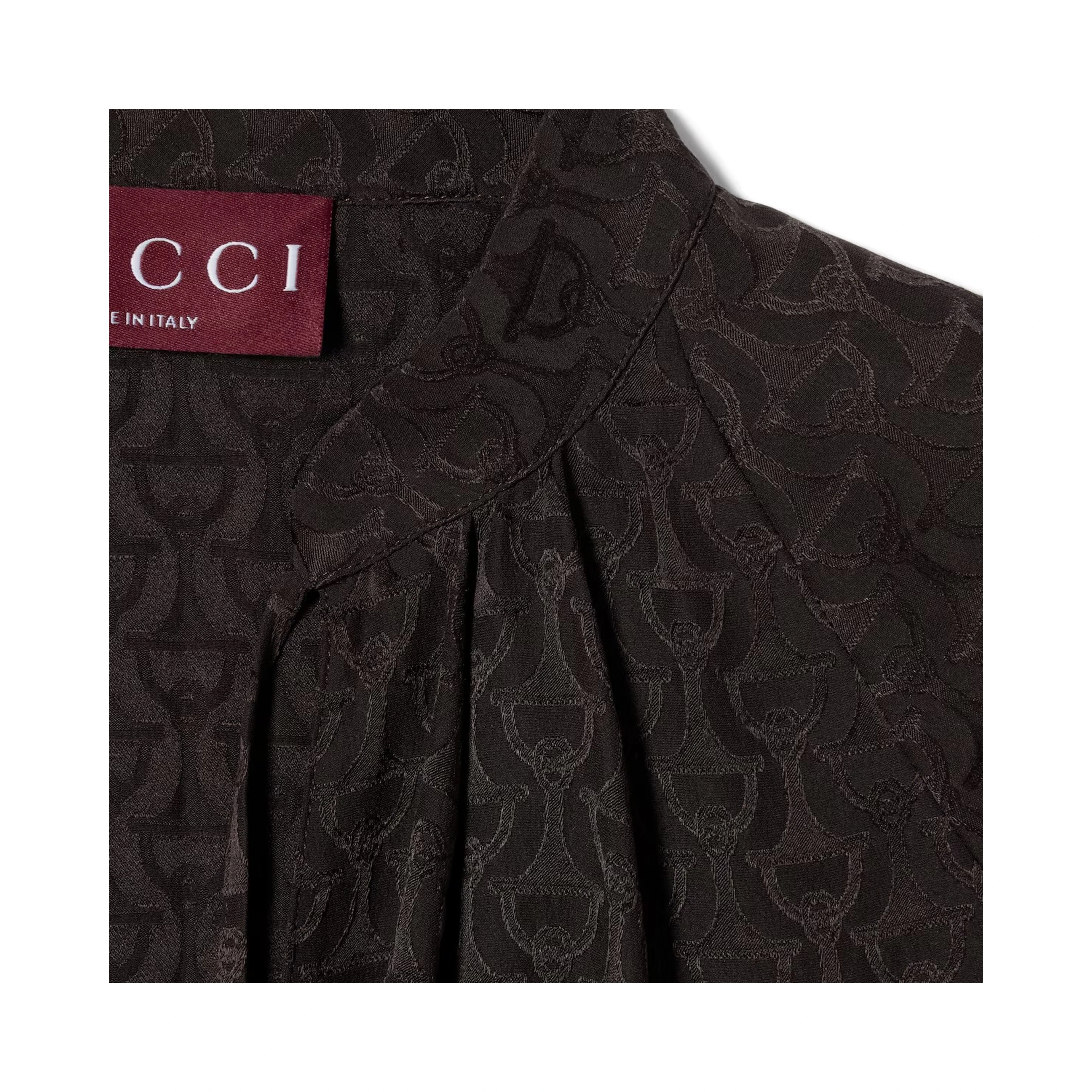 Silk twill dress