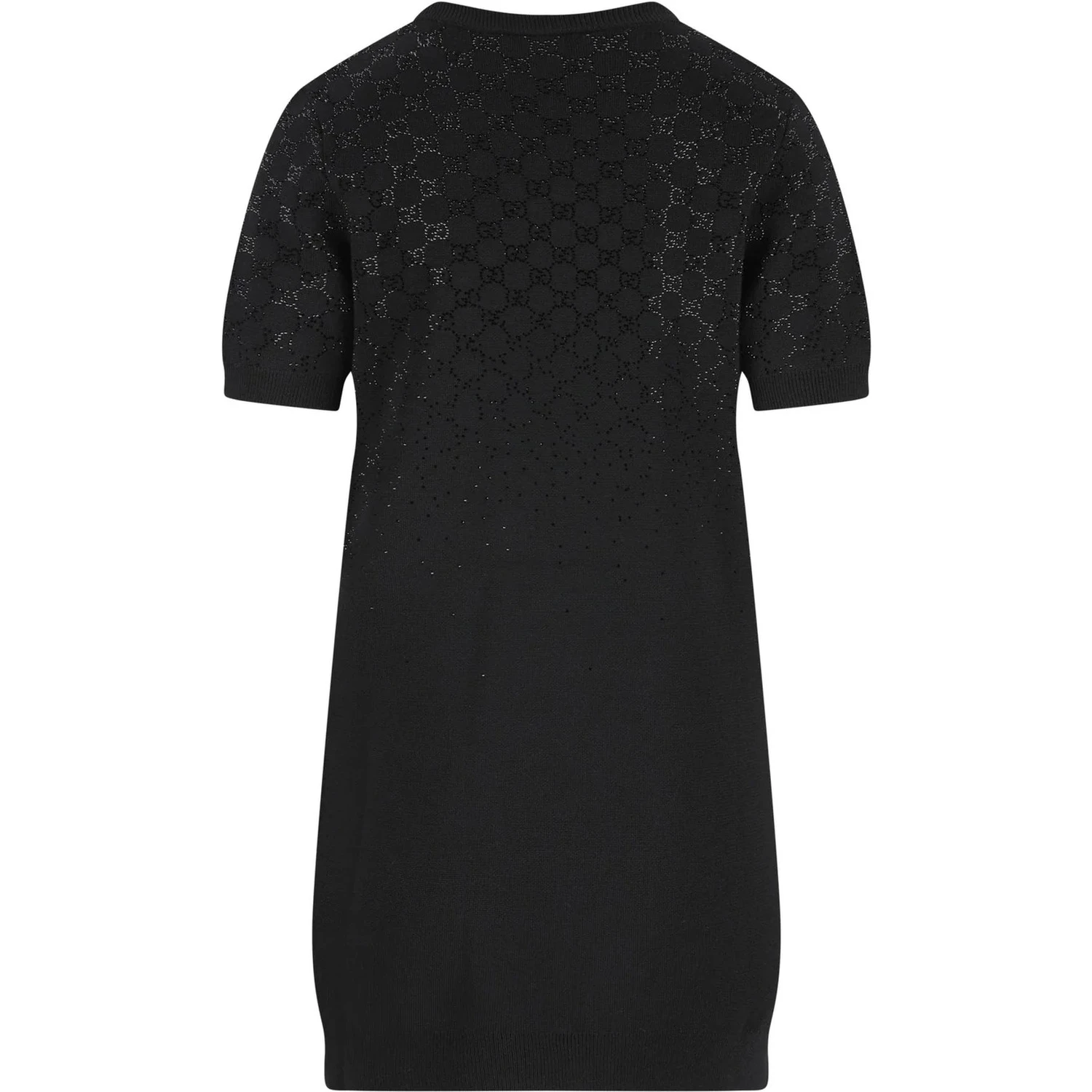Wool blend short sleeves dress