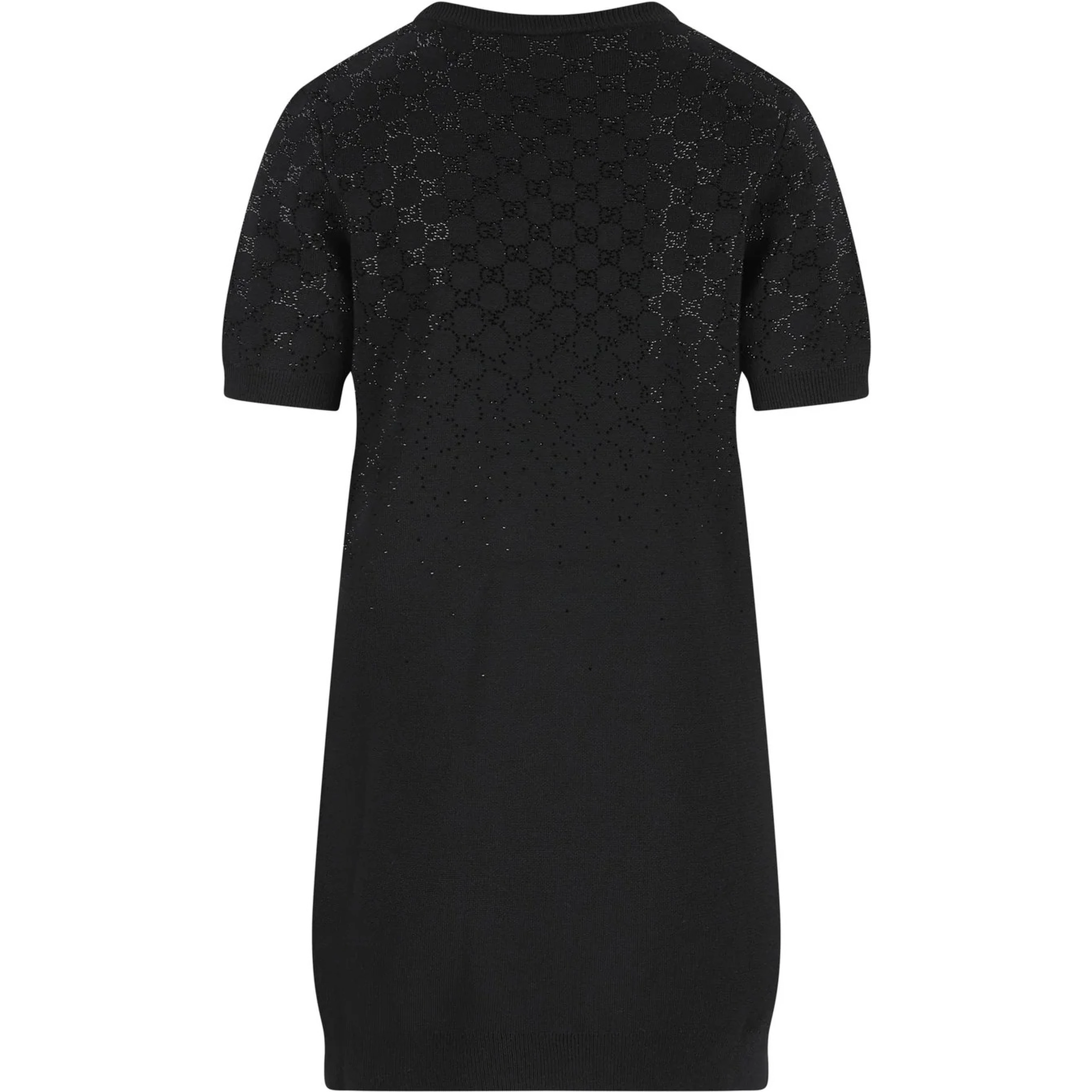 Wool blend short sleeves dress