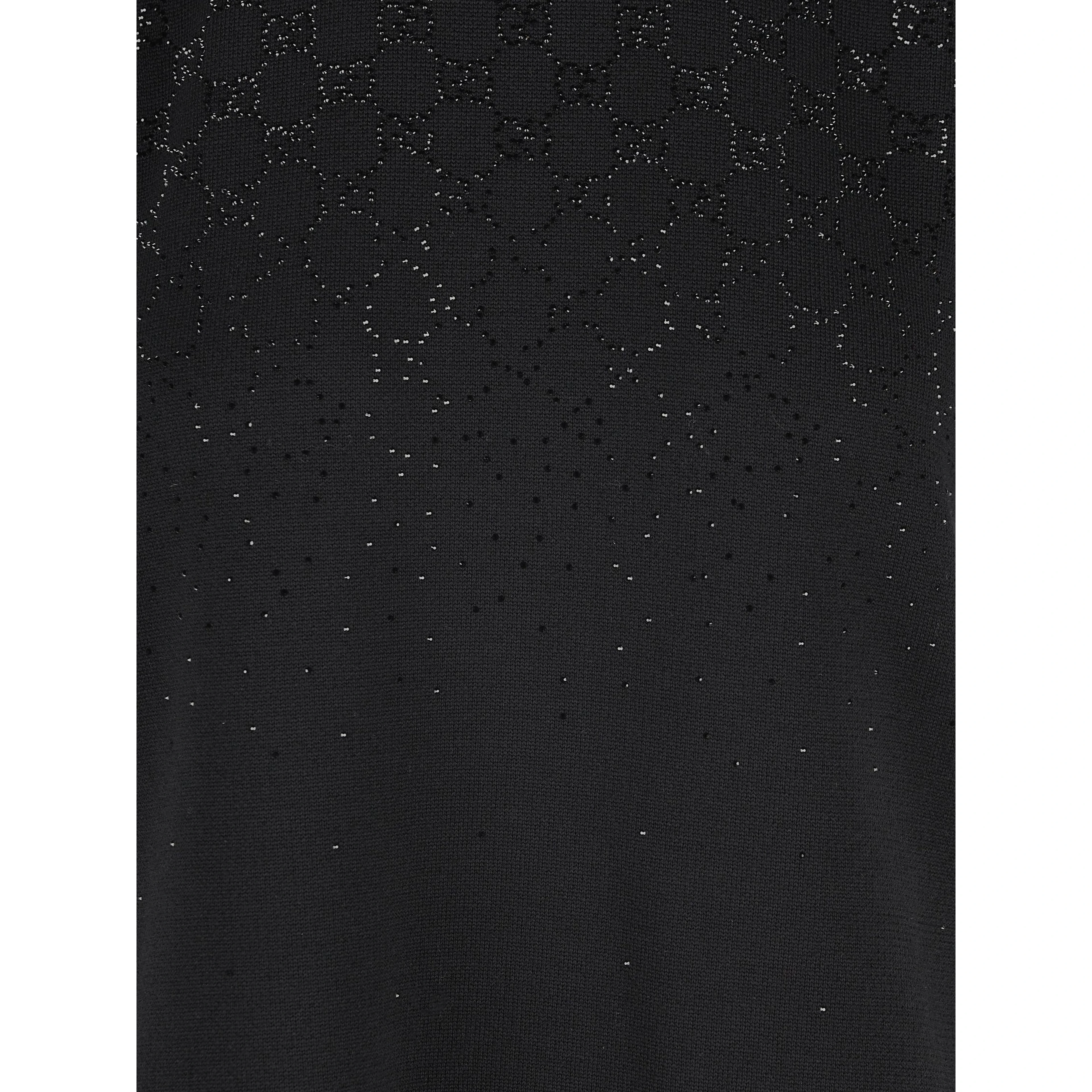 Wool blend short sleeves dress