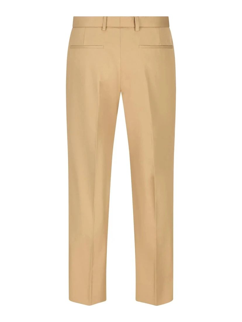 Cotton straight leg jeans