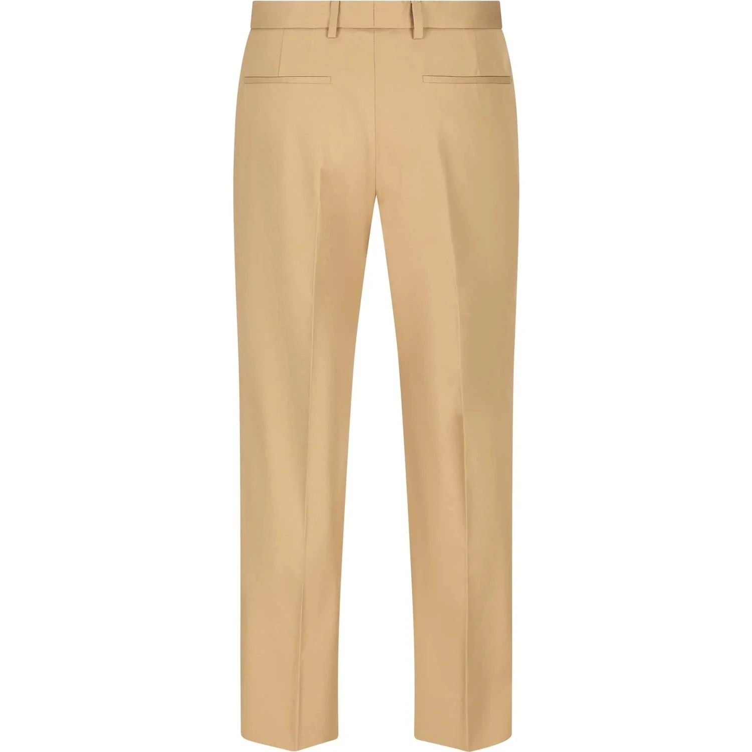 Cotton straight leg jeans