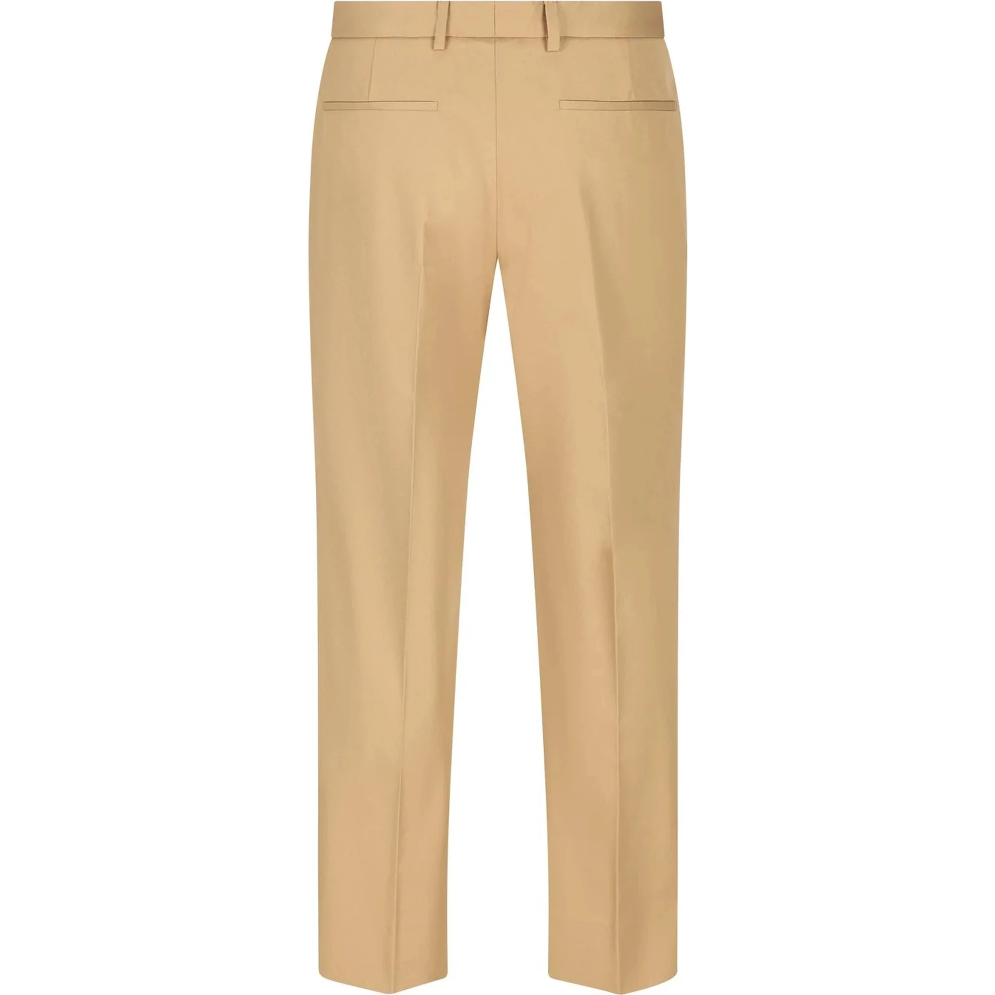 Cotton straight leg jeans