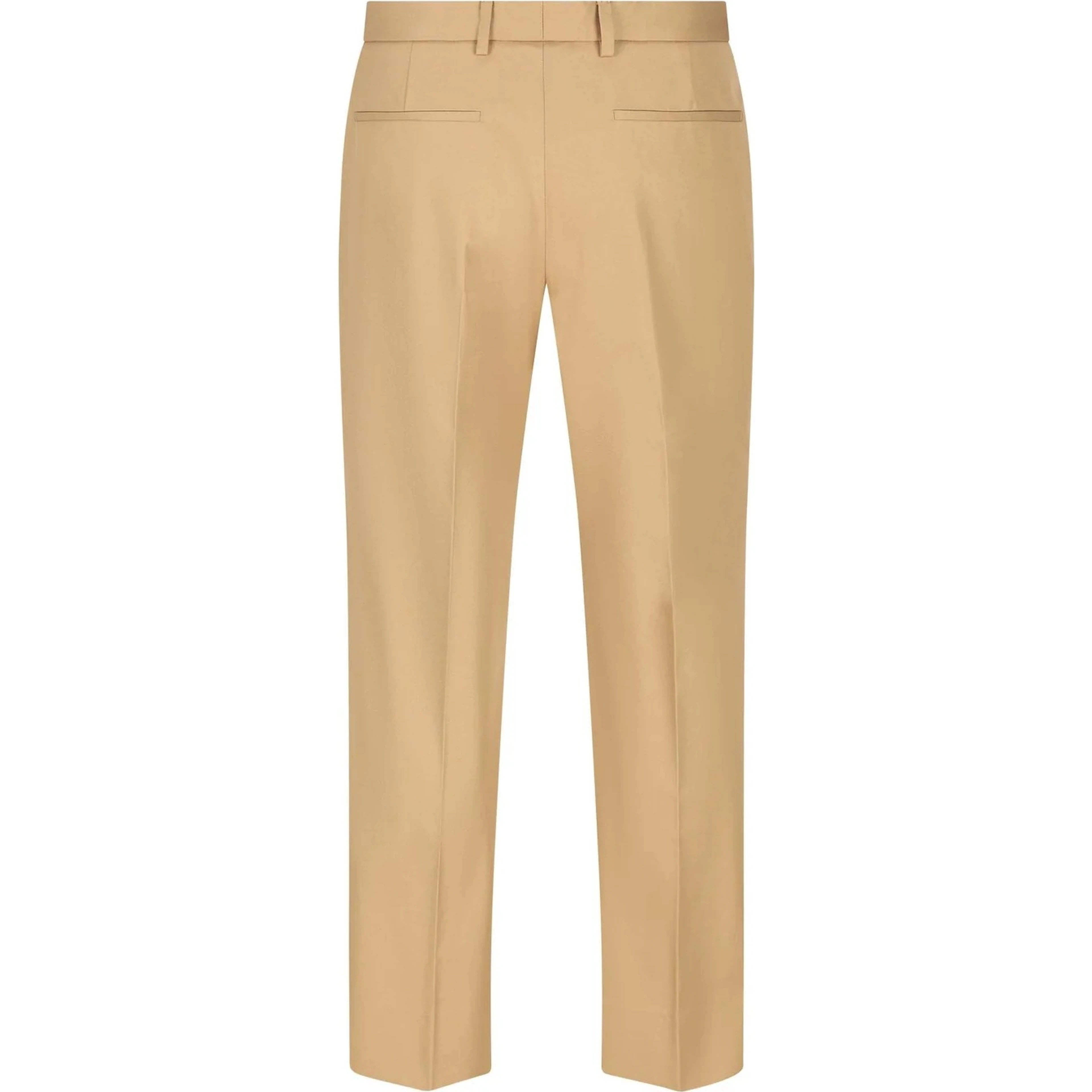 Cotton straight leg jeans