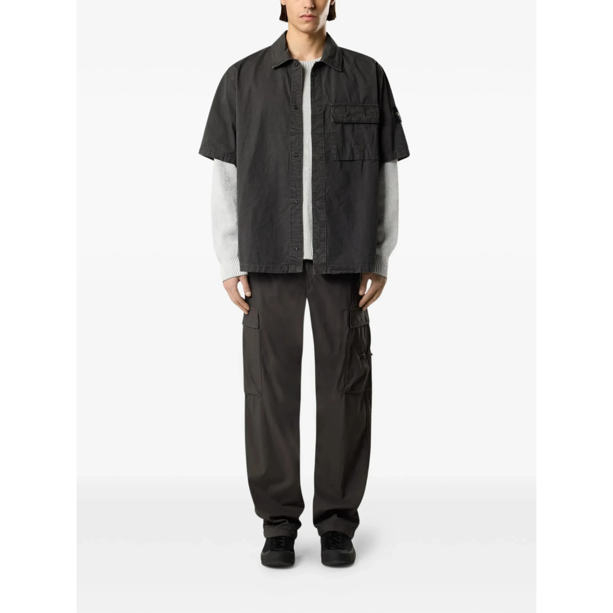 Stone Island Shirts Grey