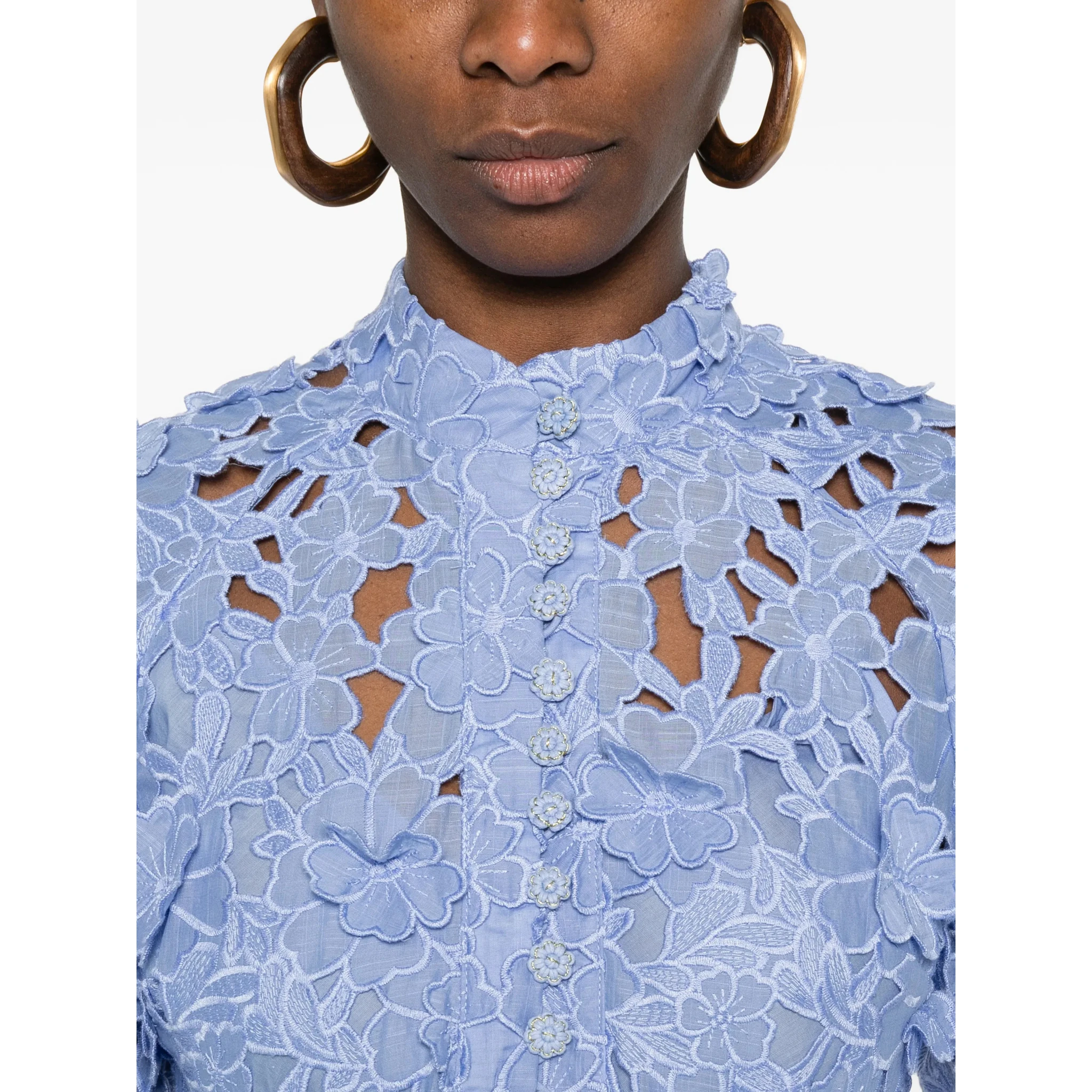 فساتين زيمرمان باللون الأزرق الصافي