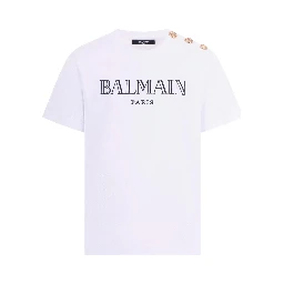 Balmain T-shirts and Polos White