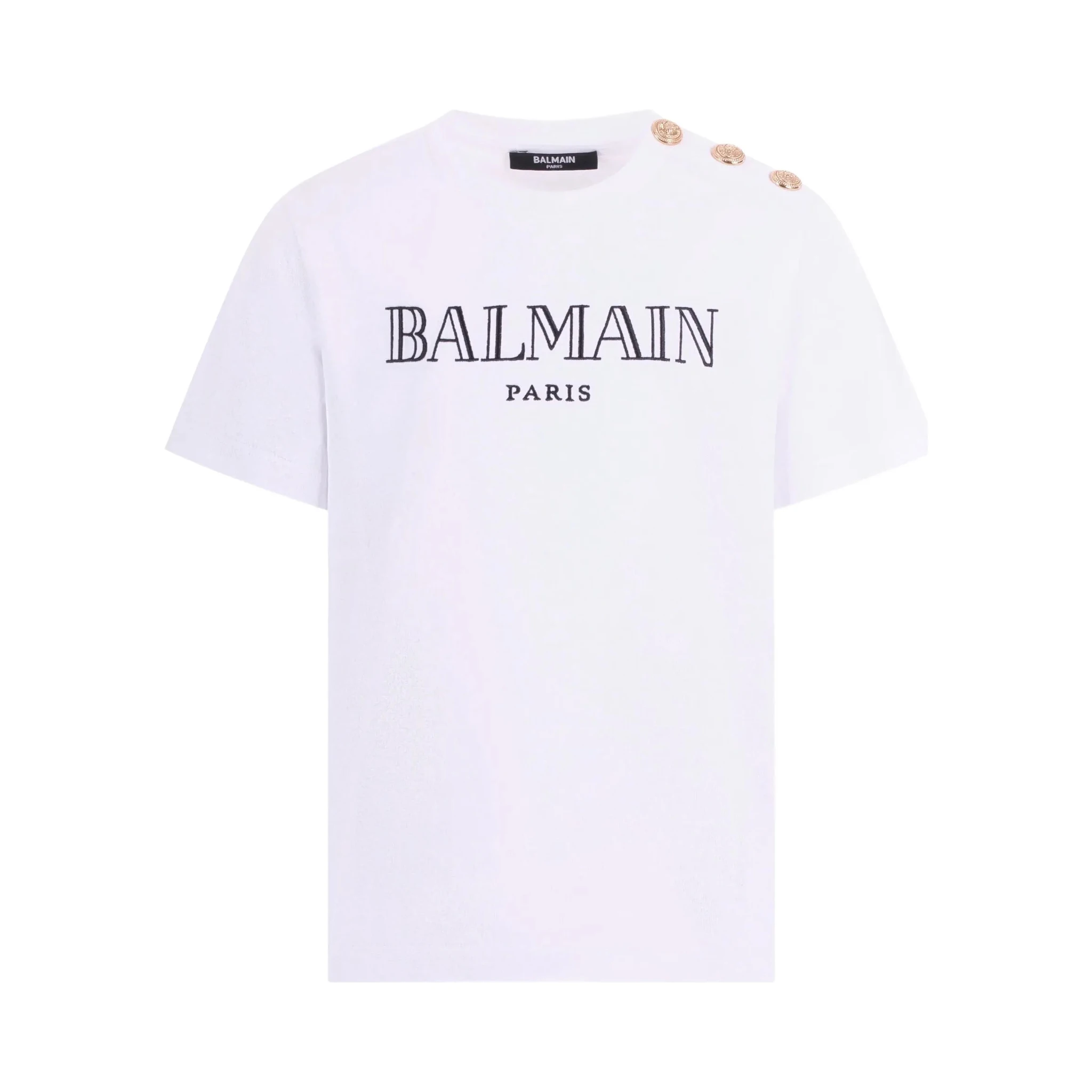 Balmain T-shirts and Polos White