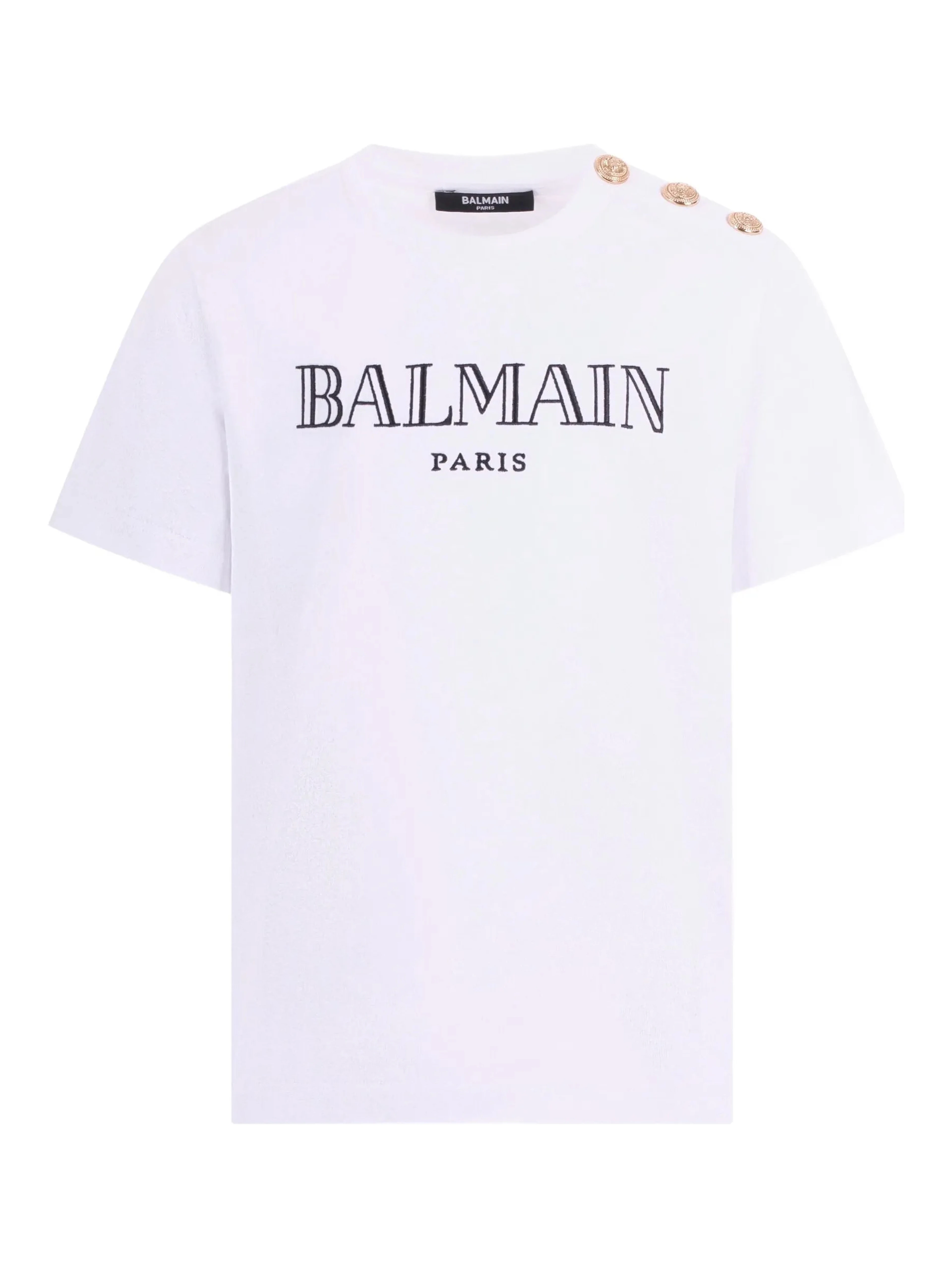 Balmain T-shirts and Polos White