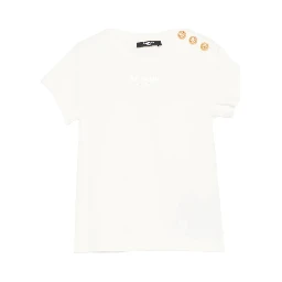 Balmain T-shirts and Polos White