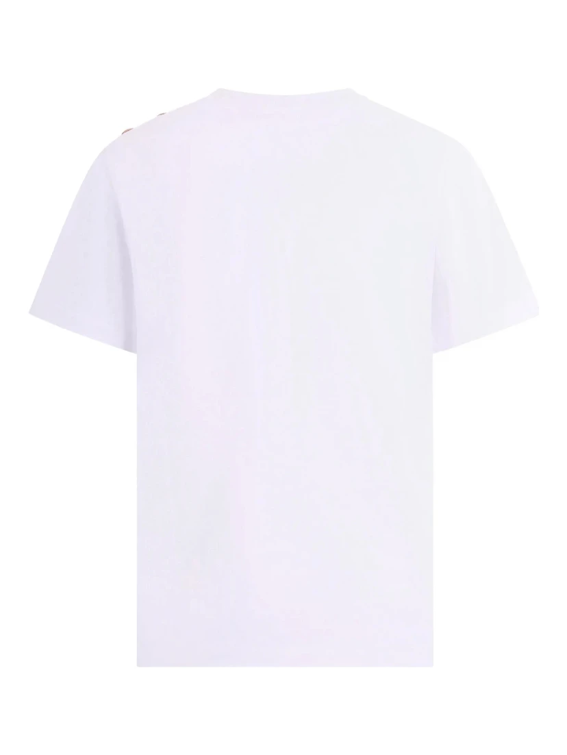 Balmain T-shirts and Polos White