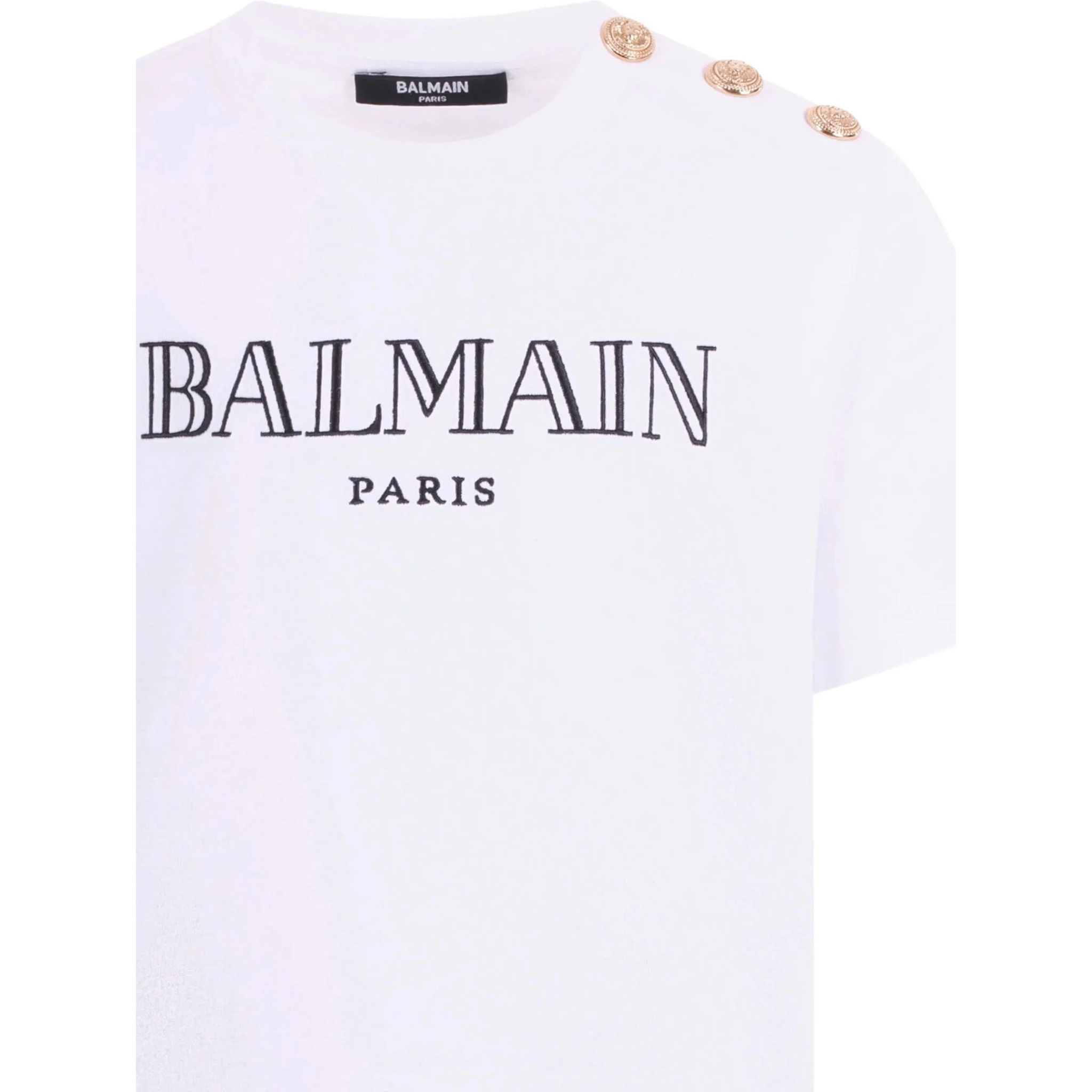 Balmain T-shirts and Polos White