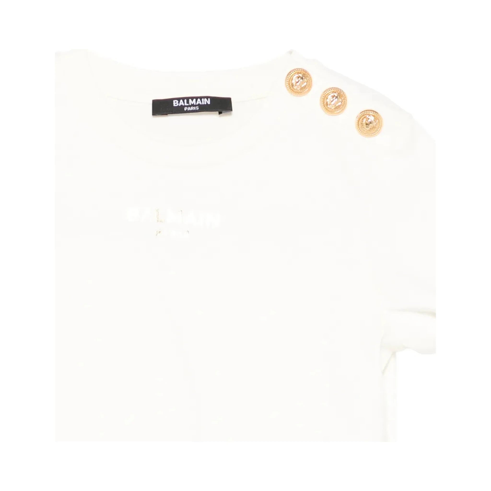 Balmain T-shirts and Polos White