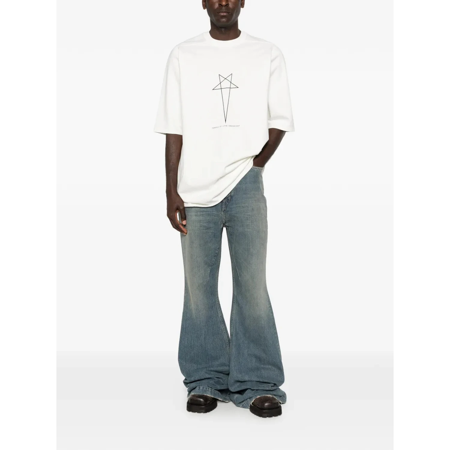RICK OWENS DRKSHDW T-shirts and Polos White