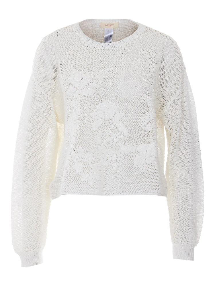 طقم كنزات أبيض