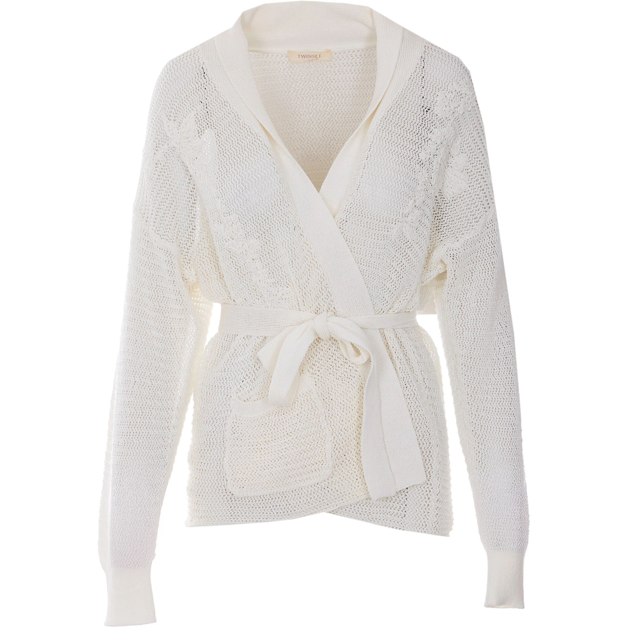 طقم كنزات أبيض