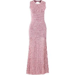 طقم فساتين وردية اللون