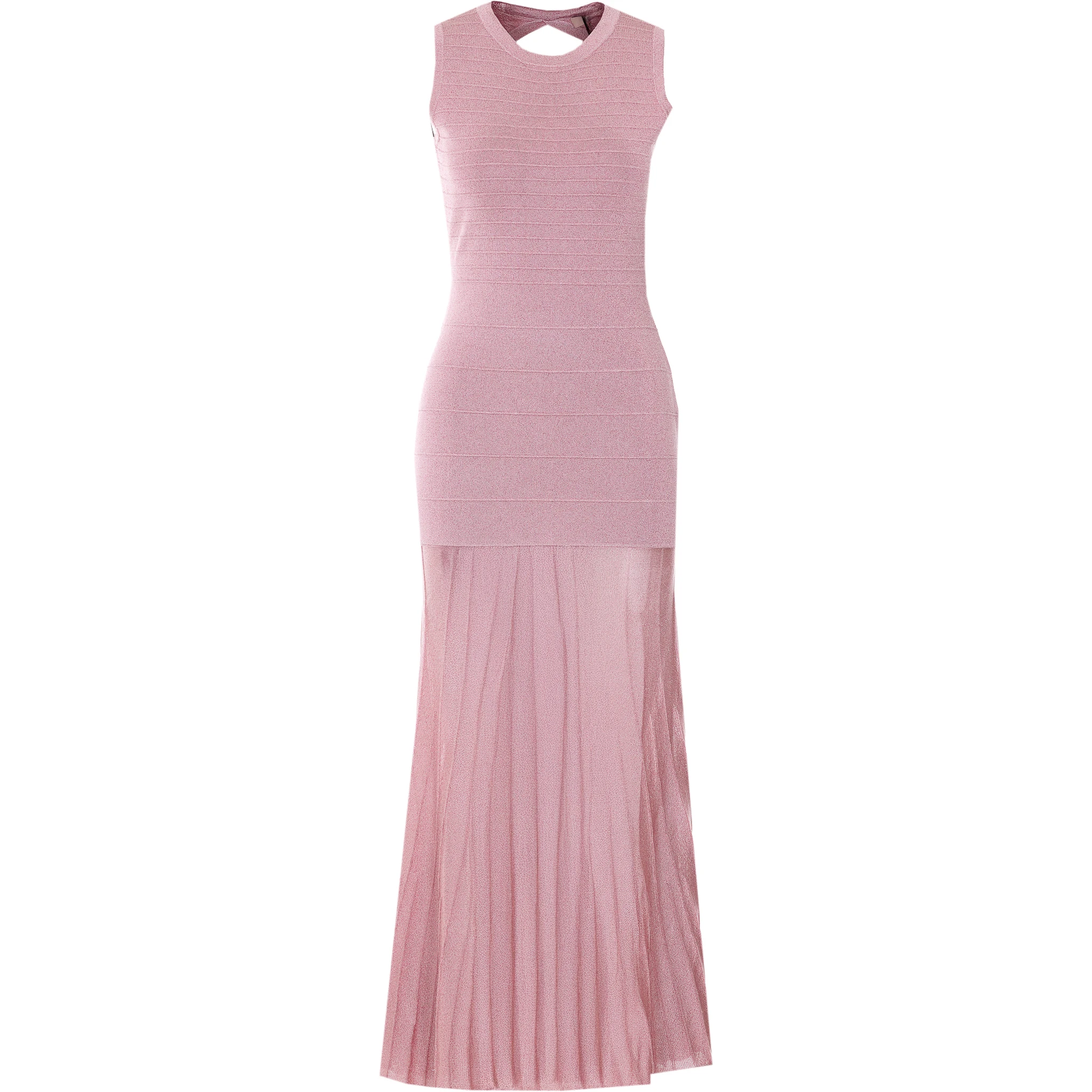 طقم فساتين وردية اللون