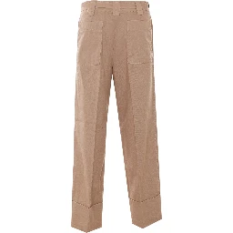 Twin-set Trousers Brown