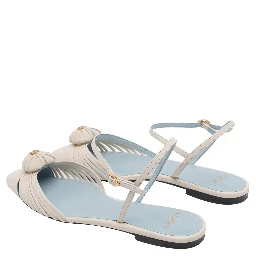 حذاء فالنتينو غارافاني مسطح أبيض