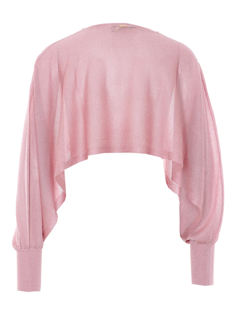 طقم كنزات وردية اللون