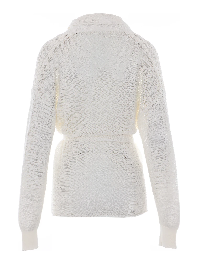 طقم كنزات أبيض