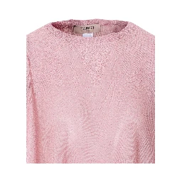 طقم كنزات وردية اللون