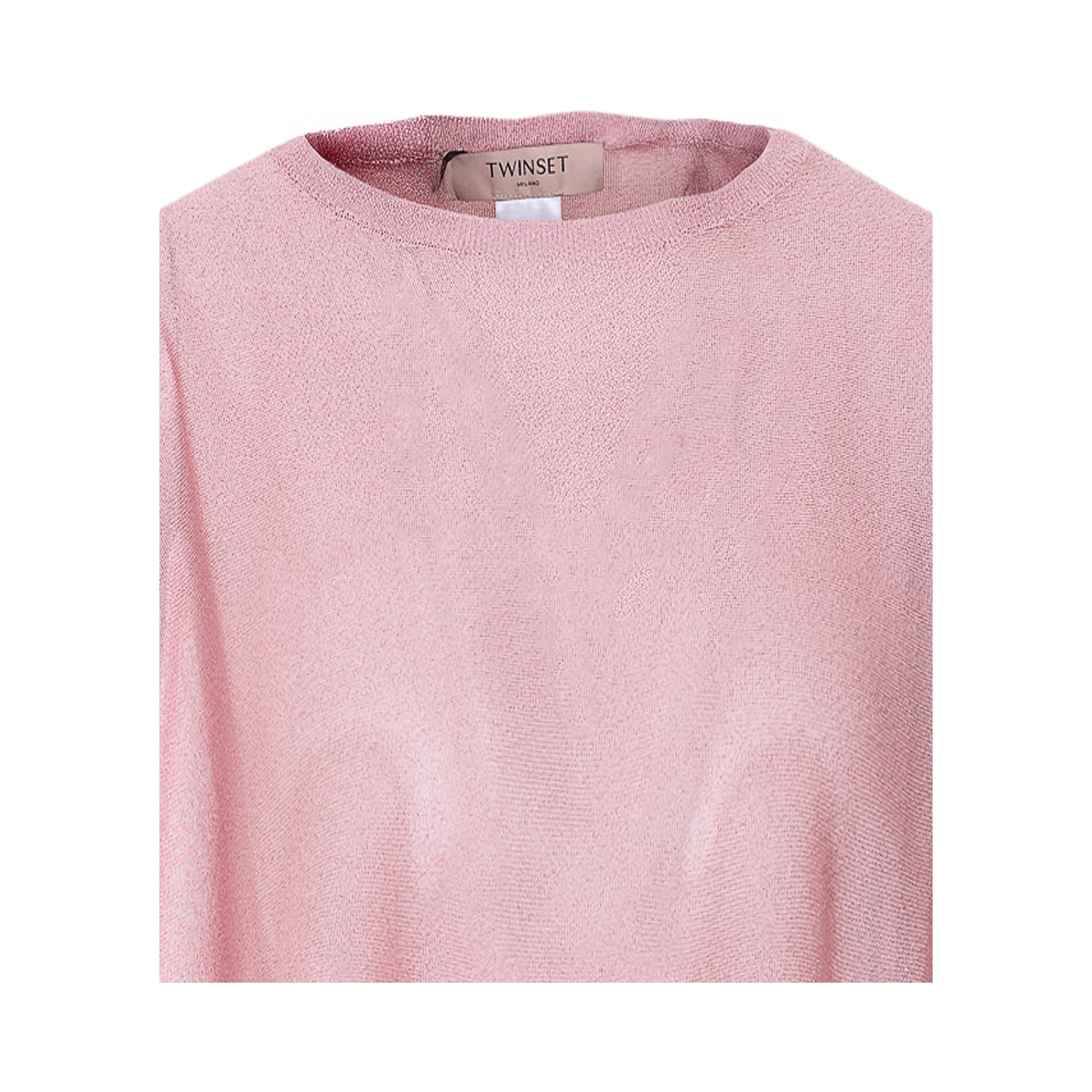 طقم كنزات وردية اللون