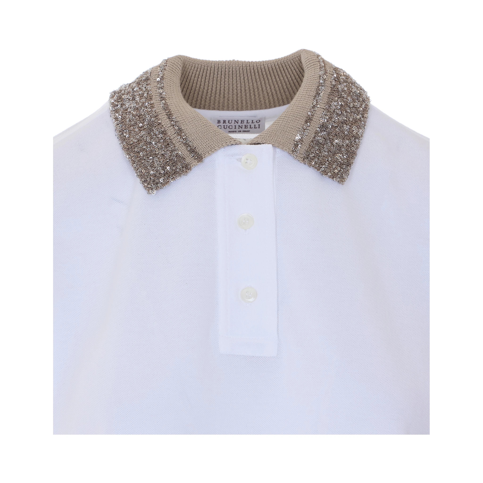 تيشيرتات وبولو بيضاء من برونيلو كوتشينيلي