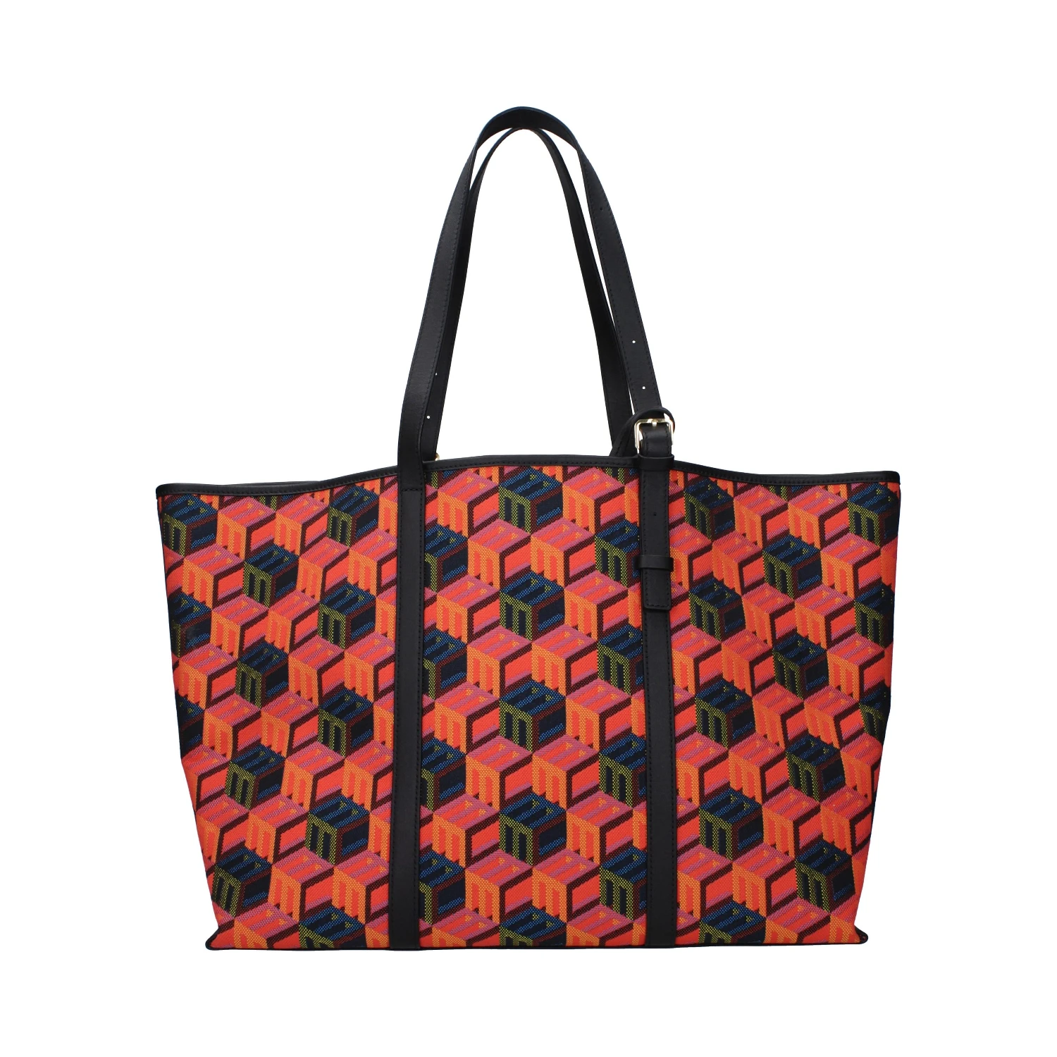 Multicolor Fabric Shoulder Bag