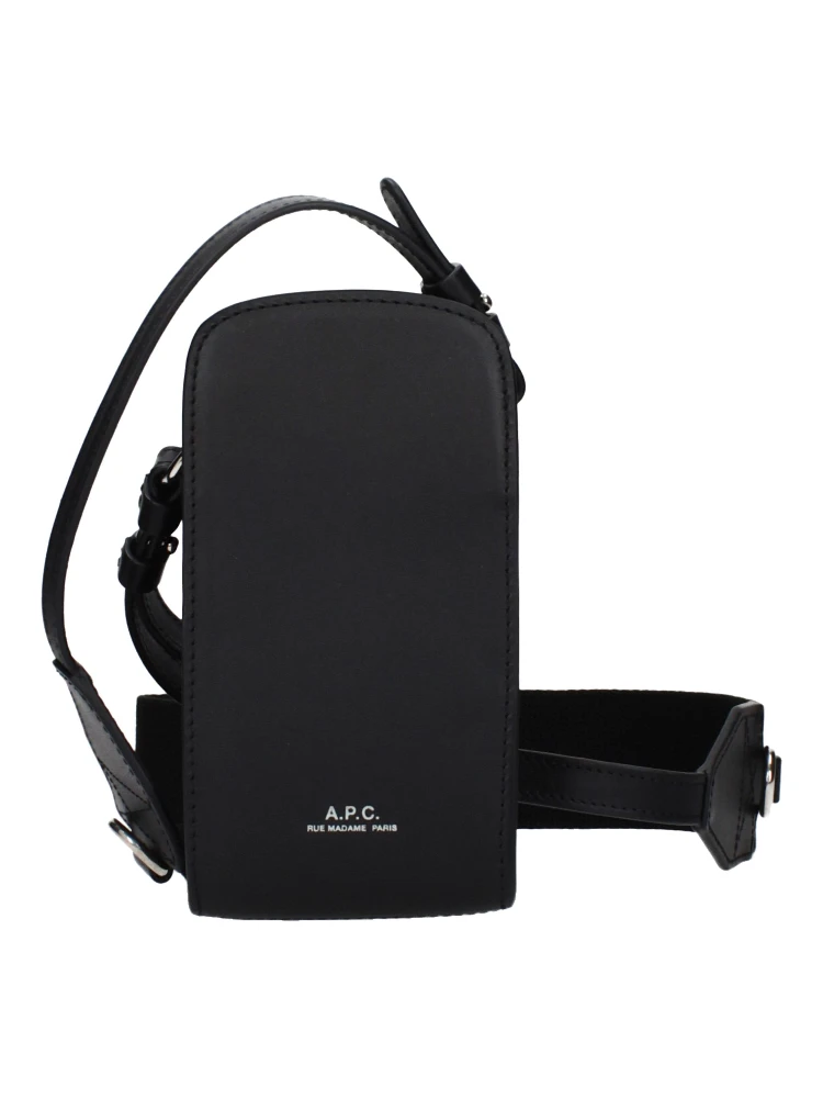 Black Leather Crossbody Bag