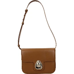 Brown Leather Shoulder Bag