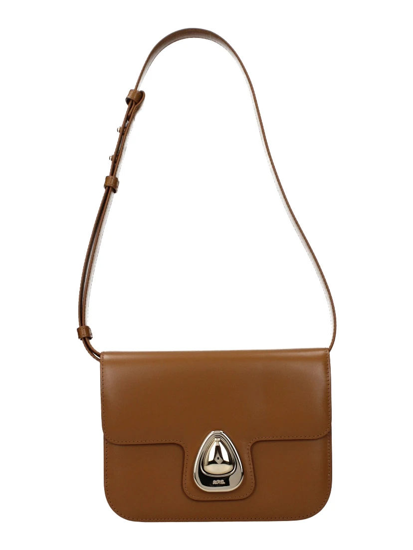 Brown Leather Shoulder Bag