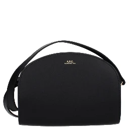Black Leather Crossbody Bag