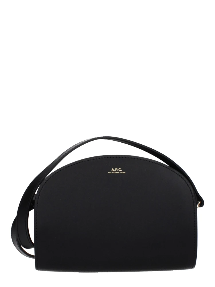 Black Leather Crossbody Bag