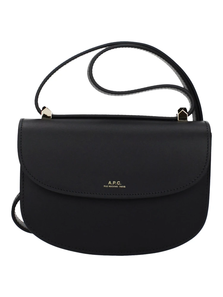 Black Leather Shoulder Bag