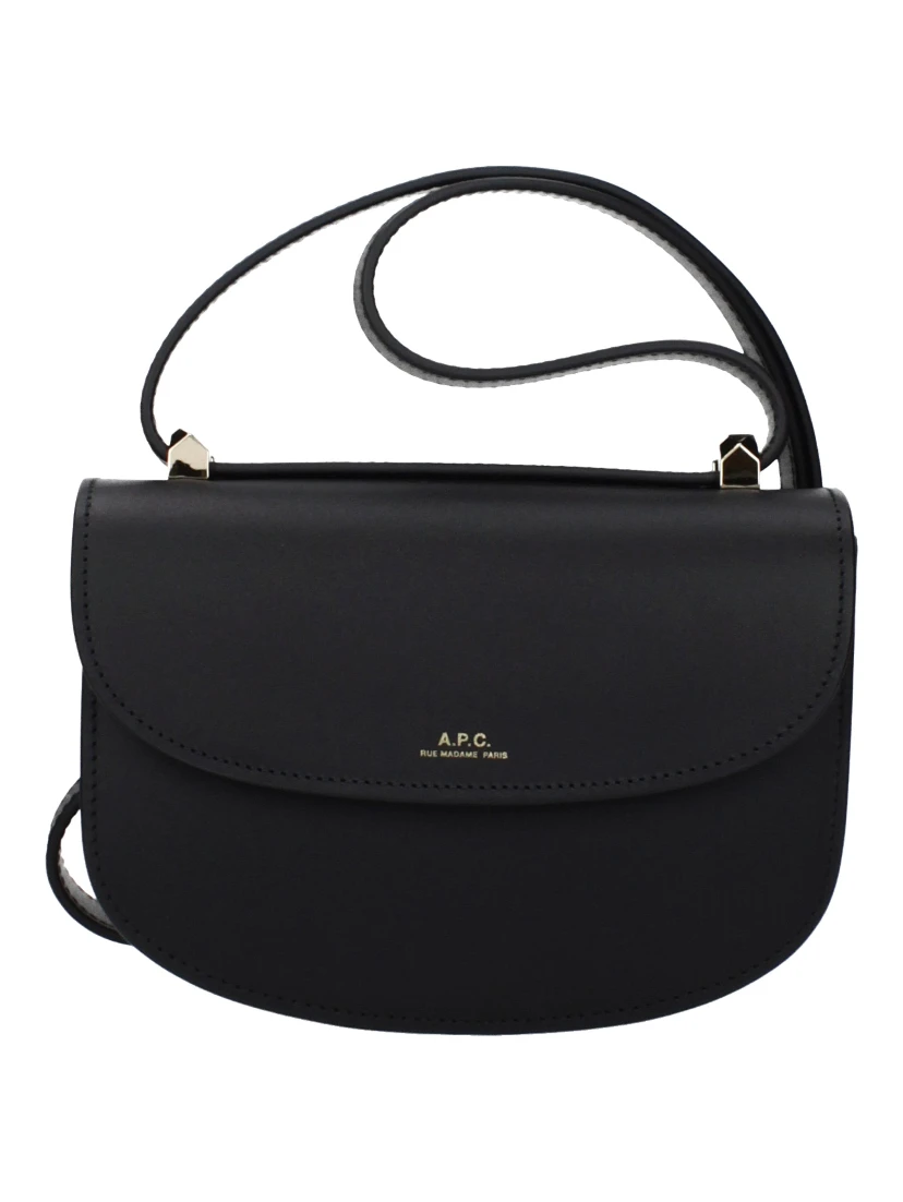 Black Leather Shoulder Bag