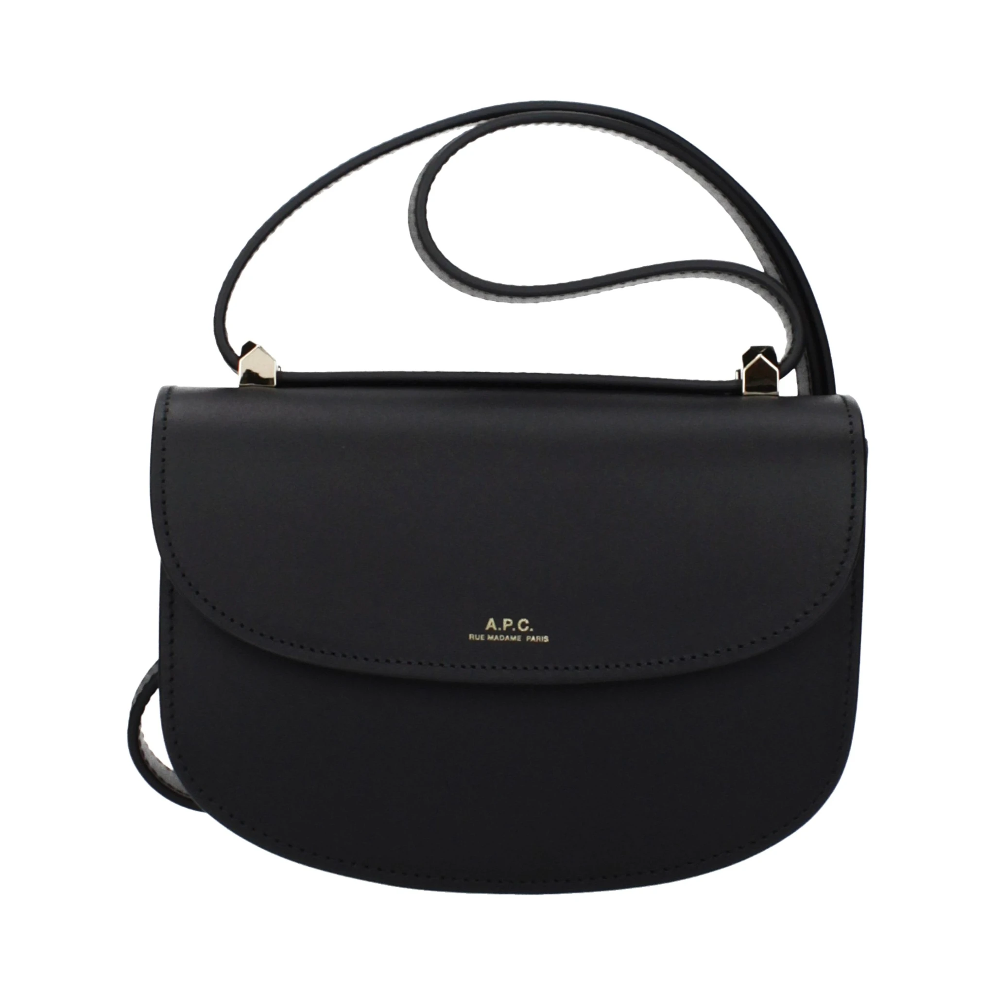 Black Leather Shoulder Bag