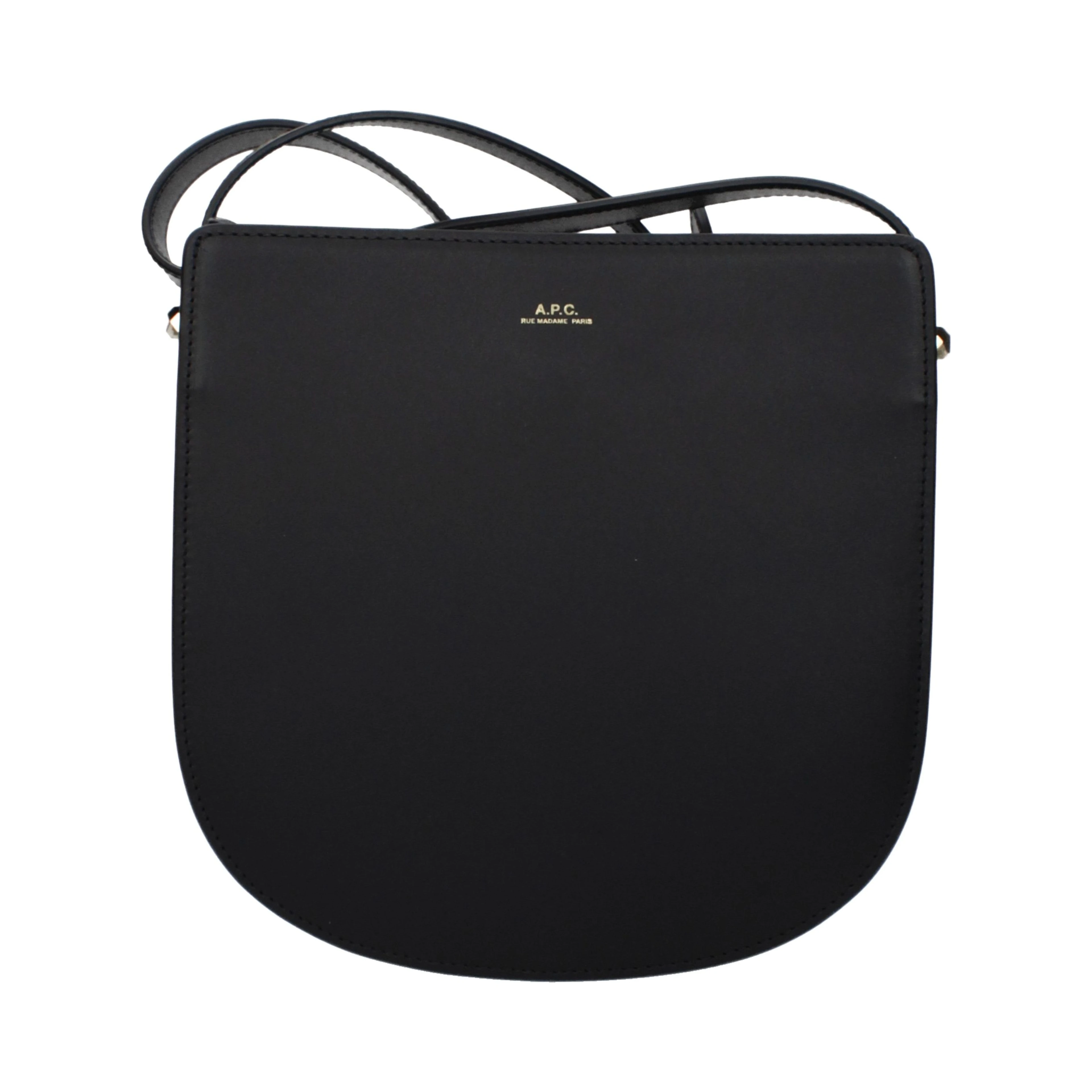 Black Leather Crossbody Bag