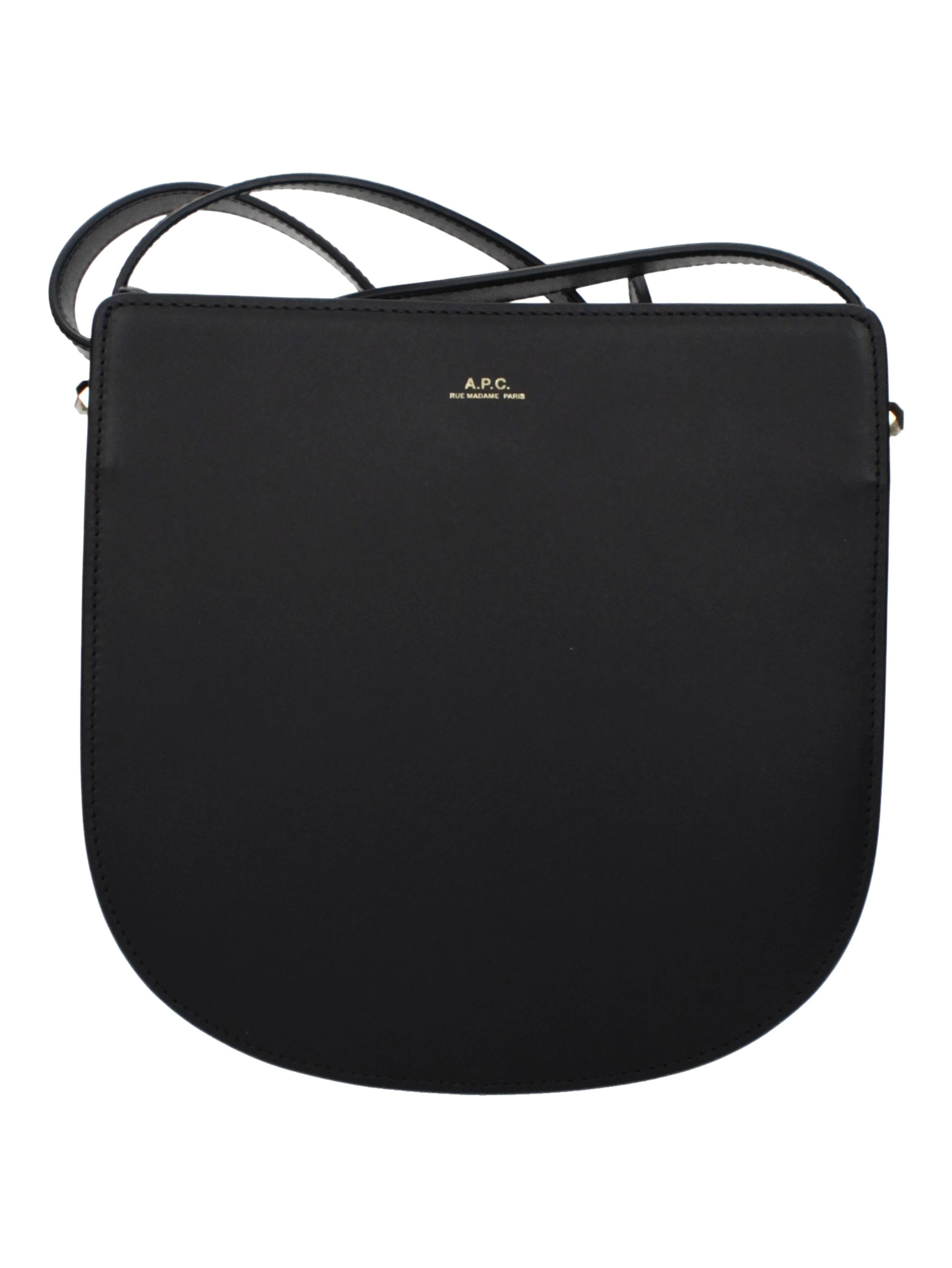 Black Leather Crossbody Bag