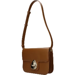 Brown Leather Shoulder Bag