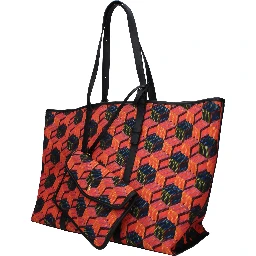 Multicolor Fabric Shoulder Bag