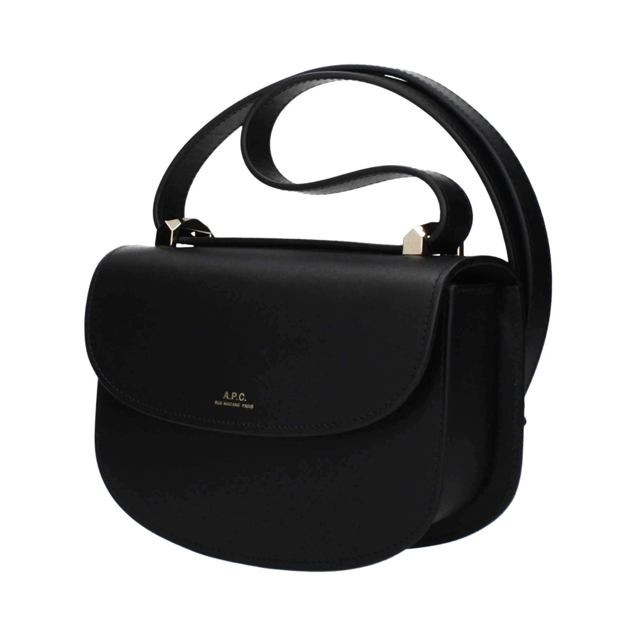 Black Leather Shoulder Bag