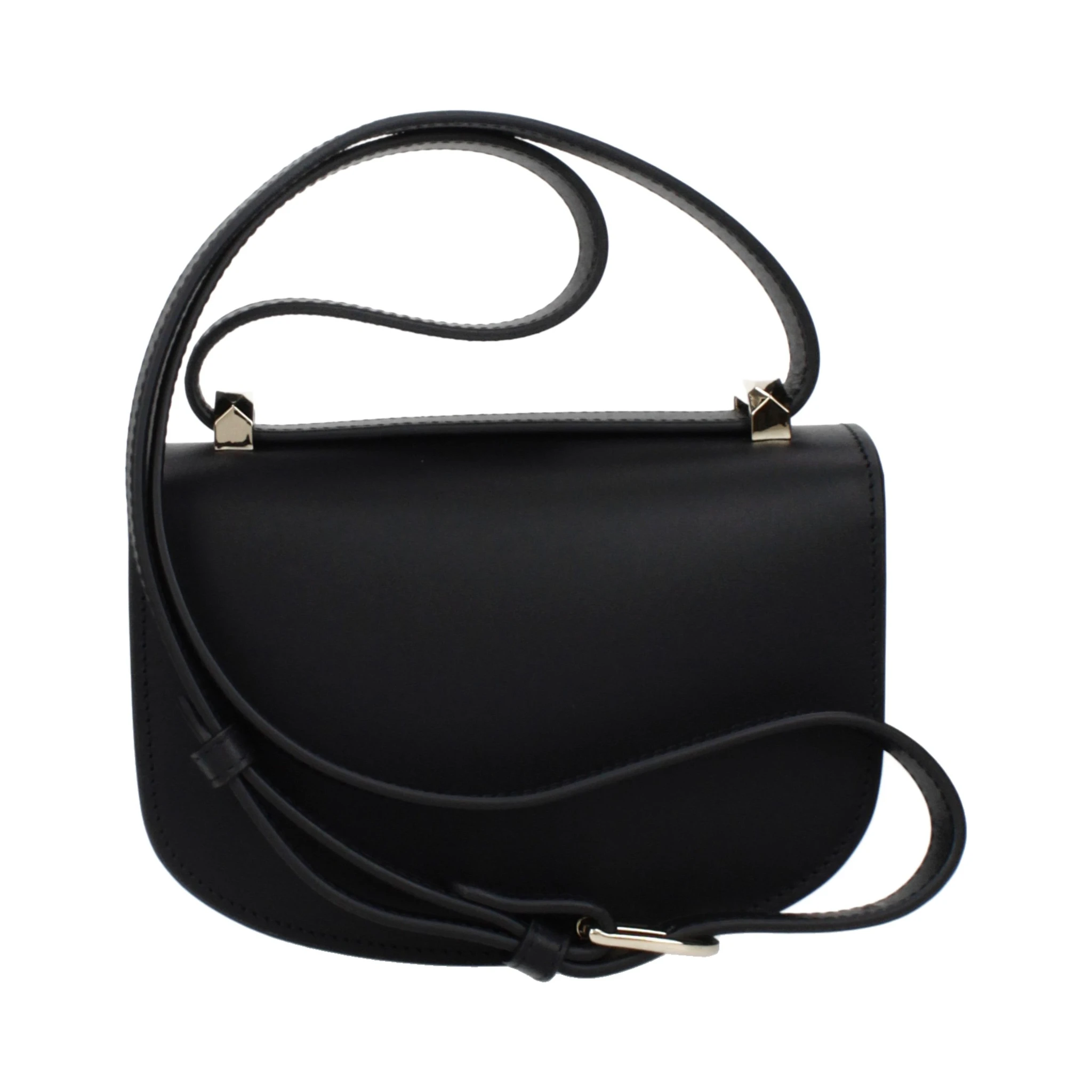 Black Leather Shoulder Bag
