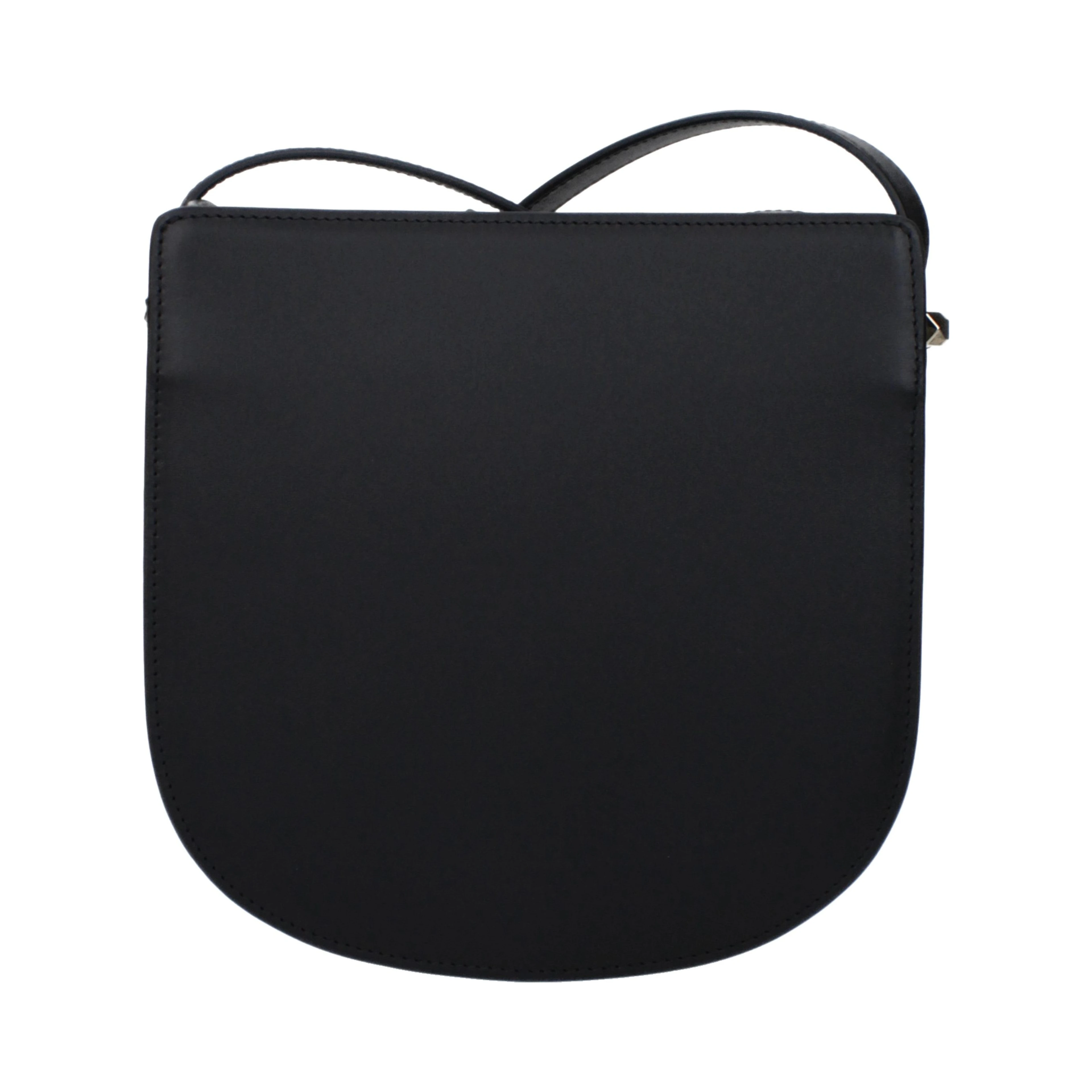 Black Leather Crossbody Bag