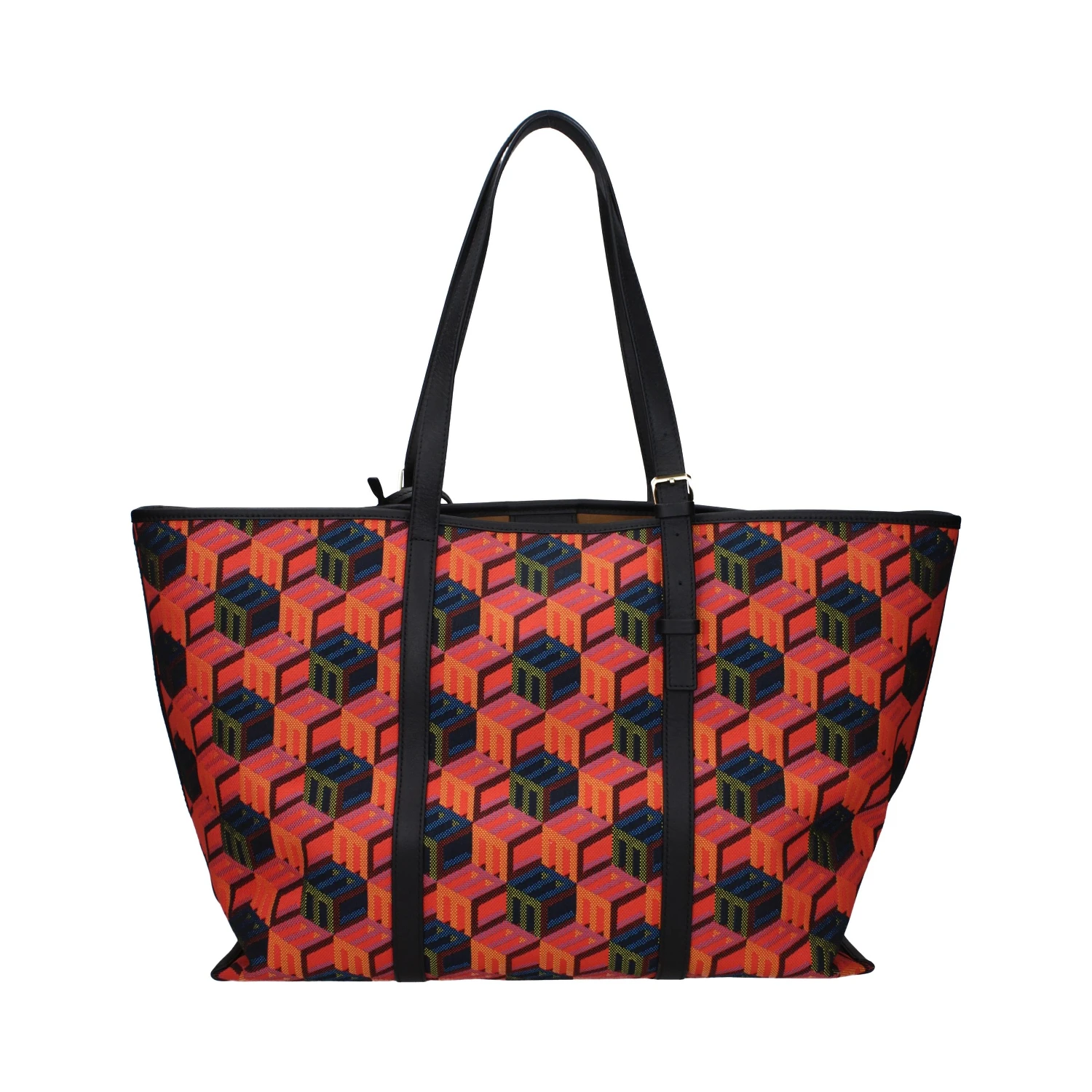 Multicolor Fabric Shoulder Bag