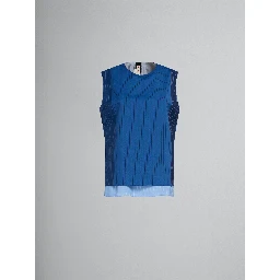Blue Fibres Pattern Shirt