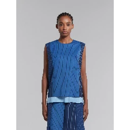 Blue Fibres Pattern Shirt