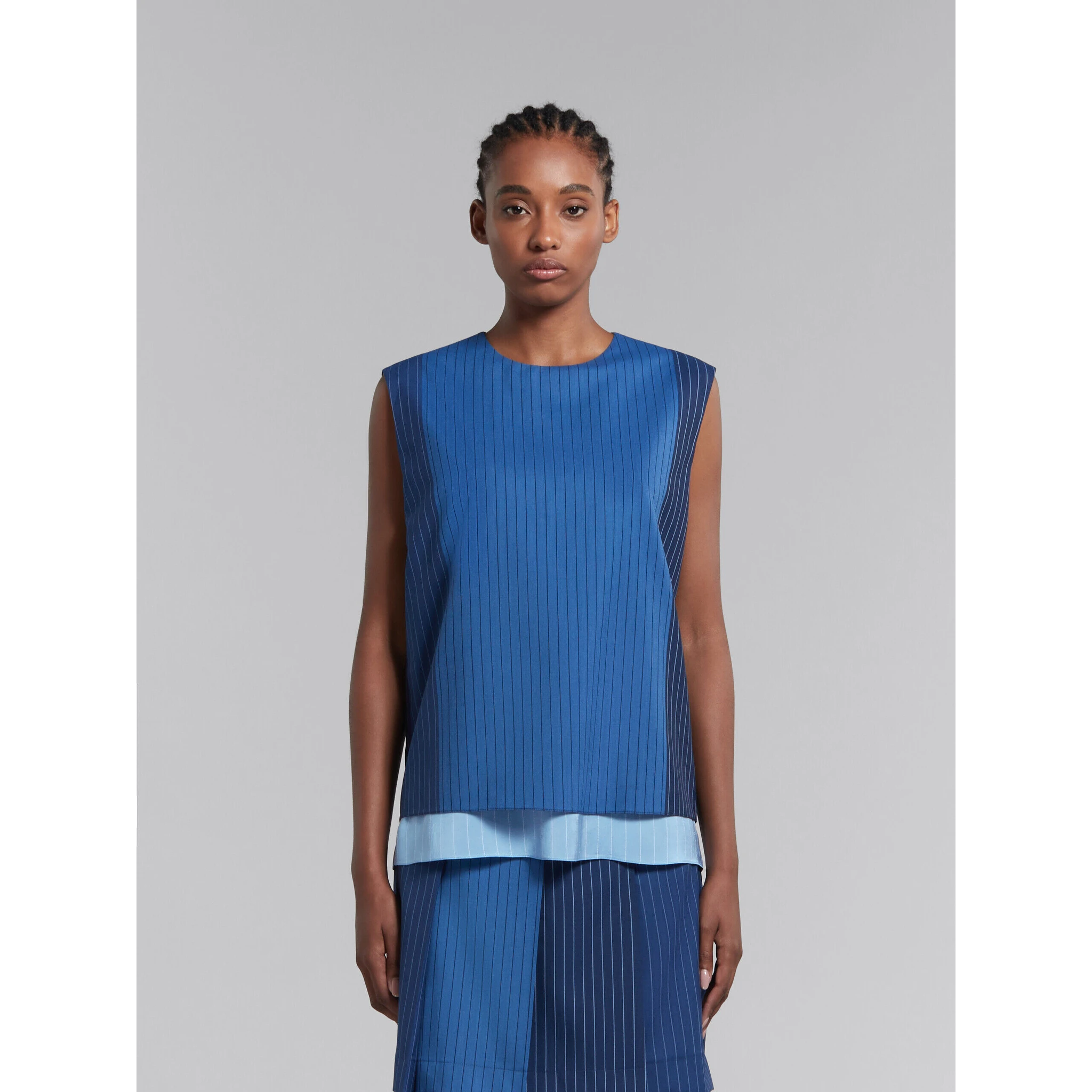 Blue Fibres Pattern Shirt